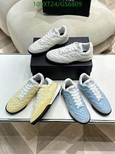 Chanel Women's Quilted Sneakers - Cowhide & Suede Casual Shoes