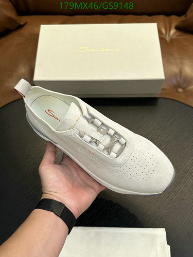 Santoni Men's Premium Cowhide Loafers - Luxurious & Comfortable Driving Shoes