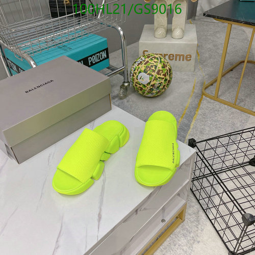 Balenciaga Unisex Flyweave Summer Slides - Comfortable & Stylish Neon Green