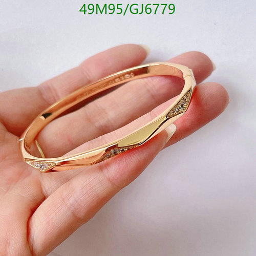 Graff Jewelry Rose Gold Diamond Bangle Bracelet 49M95/GJ6779