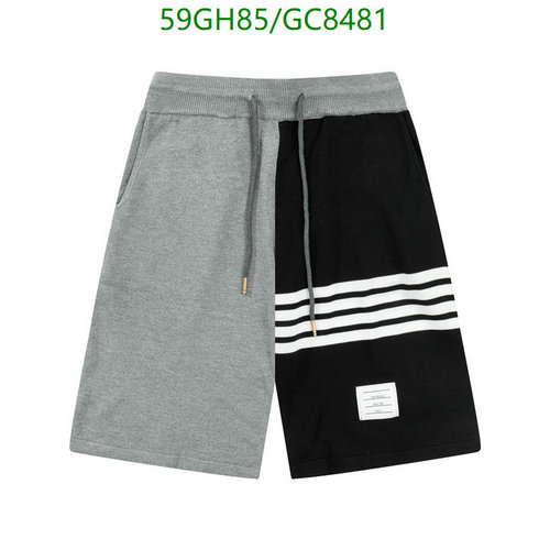 Thom Browne Men's Knit Shorts - Stylish Block Color Design with Drawstring Waist