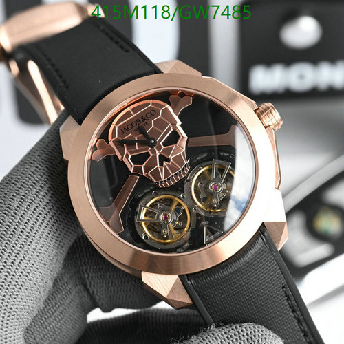 Jacob & Co. Mirror Quality Rose Gold Skull Watch - Automatic Mechanical Movement