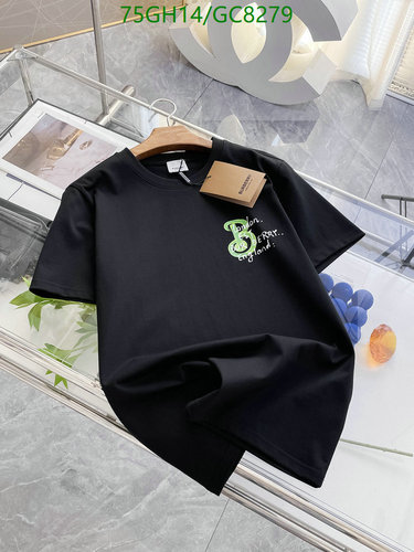 Burberry Men's Black Cotton T-Shirt with Graphic Print - Stylish & Comfortable