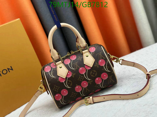 Louis Vuitton Speedy Cherry Monogram Canvas Bag - Chic & Compact Handbag