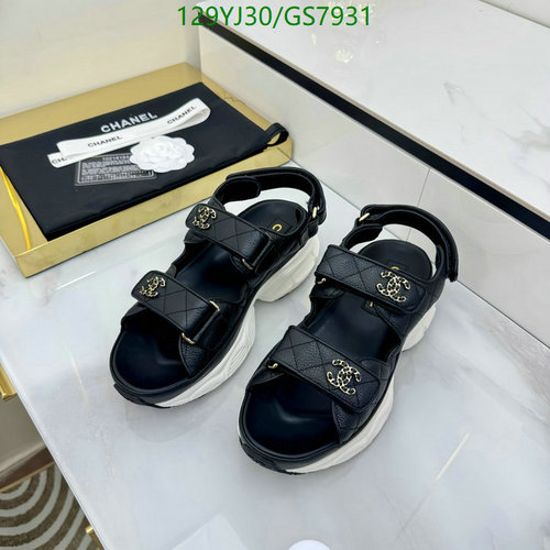 Chanel Women's Quilted Sheepskin Sandals with Embossed Logo - EU 35-41