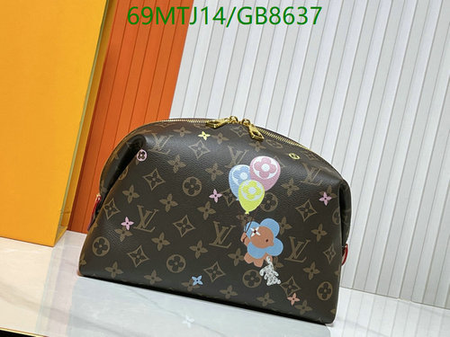 Louis Vuitton Monogram Coated Canvas Toiletry Pouch with Playful Print