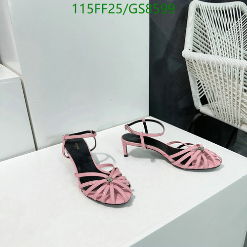Celine Pink Strappy Kitten Heel Sandals for Women - Luxurious Leather Design