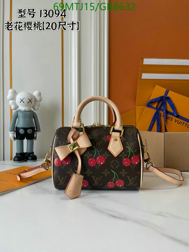 Louis Vuitton Monogram Cherry Speedy Bandouliere 20 Handbag - Coated Canvas