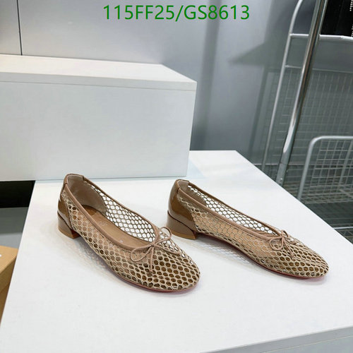 Christian Louboutin Women's Mesh Ballet Flats - Sheepskin & Leather Sole