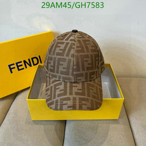Fendi FF Motif Baseball Cap for Stylish Everyday Wear - Unisex Design