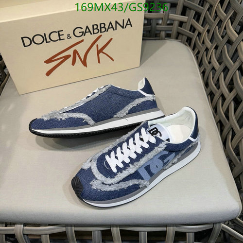 Dolce & Gabbana Men's Denim Sneakers with Frayed Details - EU38-46