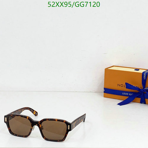 Louis Vuitton Tortoiseshell Square Sunglasses with Brown Lenses - UV Protection