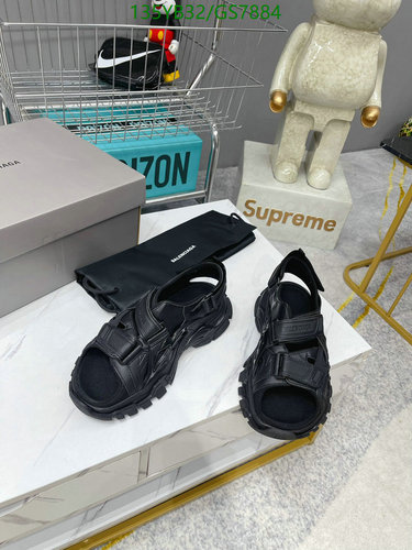 Balenciaga Unisex Track Sandals - Comfortable & Stylish Black Open-Toe Footwear