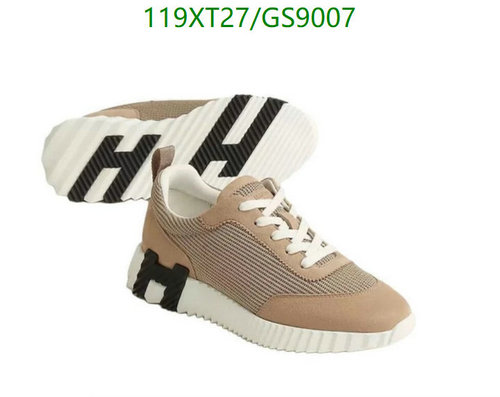 Hermes Men's & Women's Genuine Leather Casual Sneakers - "H" Logo Design