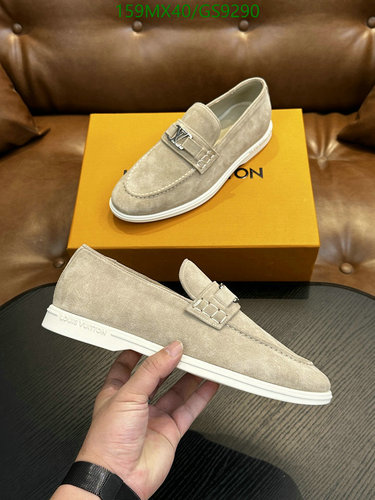 Louis Vuitton Men's Suede Loafers with LV Hardware - Premium Cowhide Driving Shoes