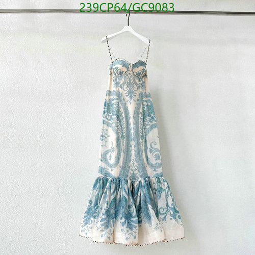 Zimmermann Paisley Print Maxi Dress with Ruffled Hem - Elegant Summer Attire
