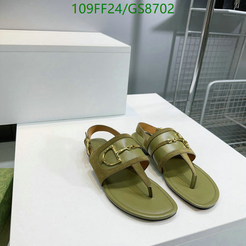 Gucci Women's Horsebit Thong Sandals - Luxurious Cowhide & Leather Sole