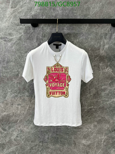 Louis Vuitton Voyage Cotton T-Shirt with Unique Graphic Design