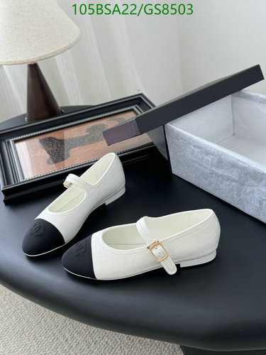 Chanel Women's Classic Mary Jane Flats - Elegant Two-Tone Sheepskin Shoes