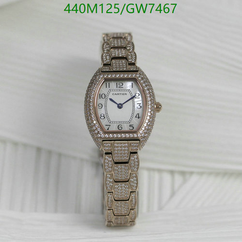 Cartier Mirror Quality Watch - Elegant Stainless Steel & Quartz Movement