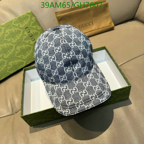 Gucci GG Monogram Denim Baseball Cap - Stylish & Comfortable Everyday Headwear