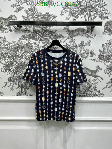 Louis Vuitton Monogram Chain Link T-Shirt - Premium Cotton Crew Neck Top