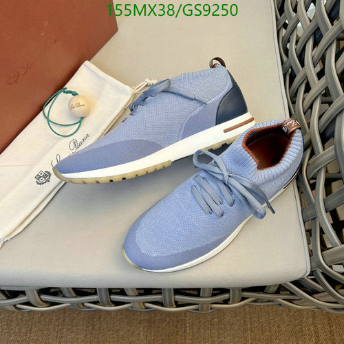 Loro Piana Men's Wool & Cowhide Sneakers - Ultimate Comfort and Style