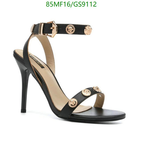 Versace Women's Medusa Studded Stiletto Sandals - Elegant 10CM Heel