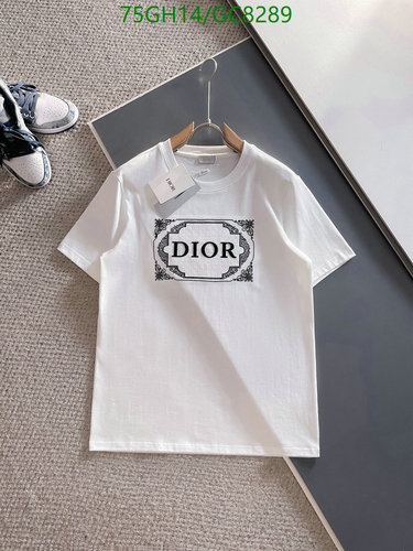 Dior Cotton T-Shirt with Logo Print - Stylish & Comfortable, Sizes S-2XL