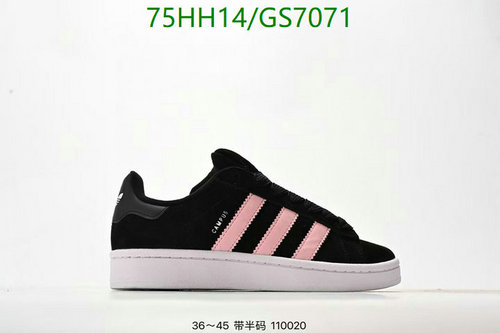 Adidas Campus GS7071 Men's Black & Pink Casual Sneakers - EU 36-45