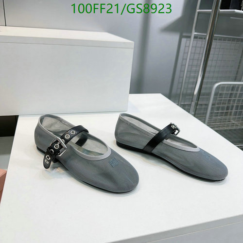 Miu Miu Women's Sheepskin Mary Jane Flats - Elegant & Comfortable