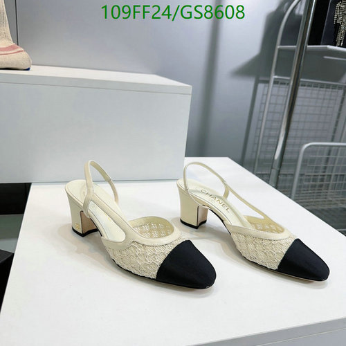 Chanel Women's Slingback Pumps - Elegant Sheepskin & Leather Sole Heels