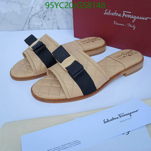 Salvatore Ferragamo Women's Quilted Leather Slides - Chic & Comfortable Sandals