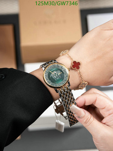 Versace Medusa Head Green Dial Two-Tone Stainless Steel Quartz Watch 38mm