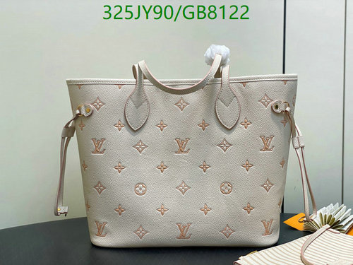 Louis Vuitton Neverfull MM Tote Bag in Monogram Empreinte Leather