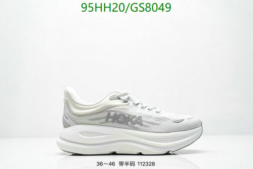 Hoka Women's Lightweight Performance Running Shoes (GS8049) - Cloud White