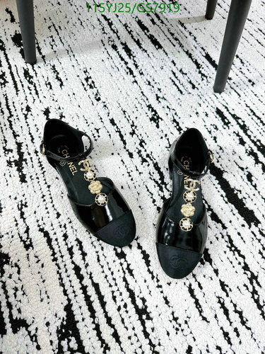 Chanel Women's Mary Jane Flats with Pearl and Camellia Embellishments