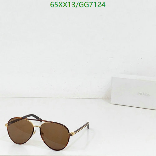 Prada Aviator Sunglasses for Men & Women - Stylish UV Protection Eyewear