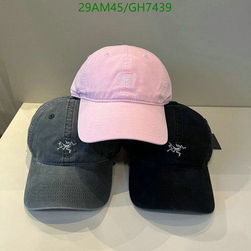 Arc'teryx Casual Embroidered Logo Baseball Cap for Outdoor Activities