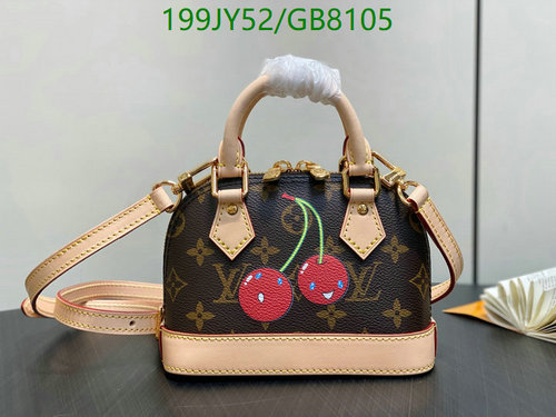 Louis Vuitton Monogram Cherry Alma BB Handbag - Coated Canvas & Leather