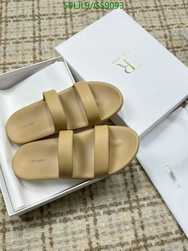 The Row Women's Slide Sandals - Comfortable PVC Footwear in Tan