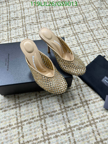 Alexander Wang Crystal Embellished Mules - Elegant 10CM Heel Slip-On Shoes