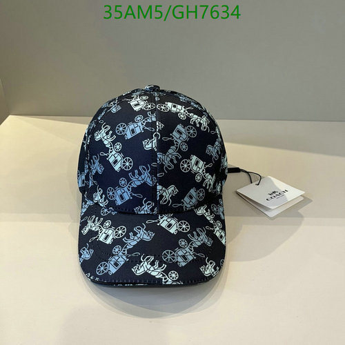 Coach Horse and Carriage Print Baseball Cap - Stylish & Comfortable Headwear