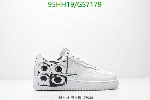 Nike Air Force 1 Low x Comme des Garçons Shirt x Supreme White Black Eyes