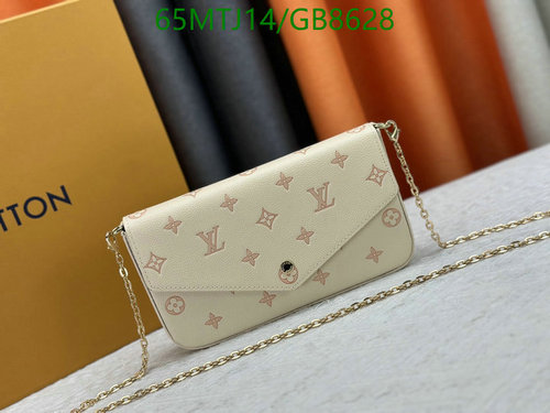 Louis Vuitton Monogram Pochette Wallet - Elegant Crossbody Bag in Genuine Leather