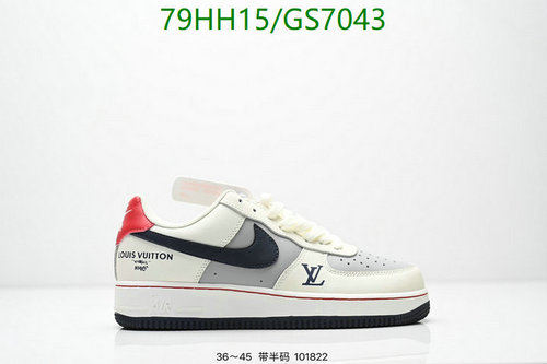 Louis Vuitton x Nike Air Force 1 Low: Premium Leather Sneakers for Unisex