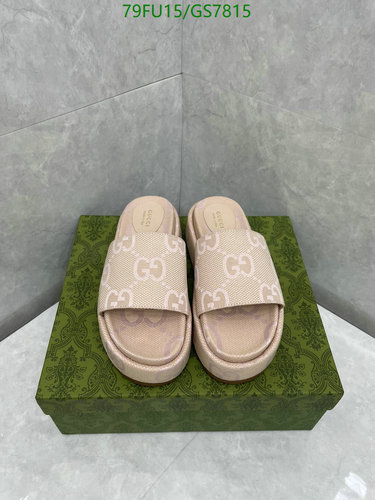 Gucci Women's GG Monogram Platform Slides - Comfortable & Stylish Slip-Ons