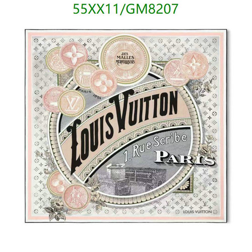 Louis Vuitton Silk Scarf - Elegant 90x90CM Design for Women