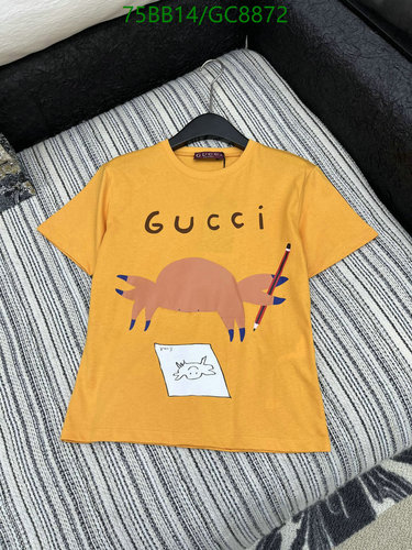 Gucci Children's Cotton T-Shirt with Crab Print - Playful & Comfortable