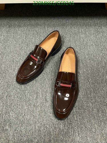Ferragamo Men's Genuine Leather Loafers - Elegant Slip-On Dress Shoes